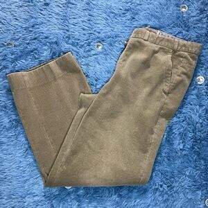 VINTAGE Corduroy Pants Size 34 Mens Retro Classic Brown Preppy Y2K